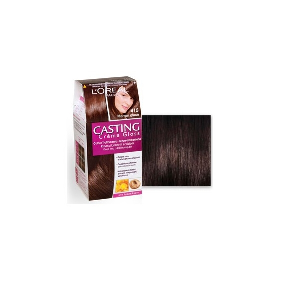 L'Oreal Paris Tinta Per Capelli Casting Creme Gloss Senza Ammoniaca N415 Maron Glace'