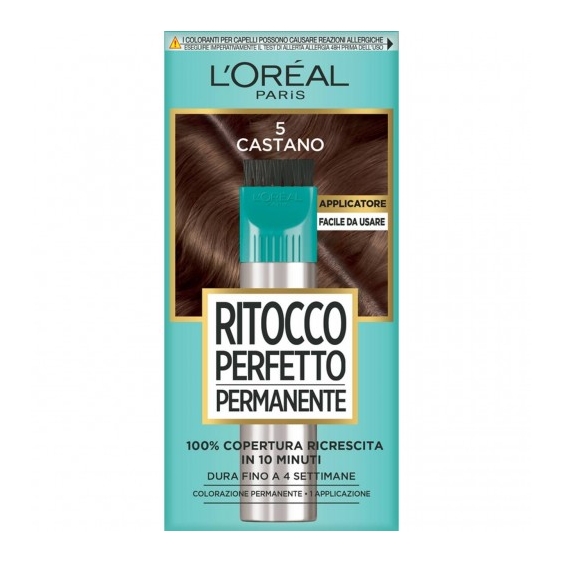 L'Oreal Paris Ritocco Perfetto Permanente Colorazione Ricrescita Castano 5