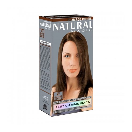 Natural Magic Shampoo Color Tinta Per Capelli A Lunga Durata N. 23 Castano Dorato