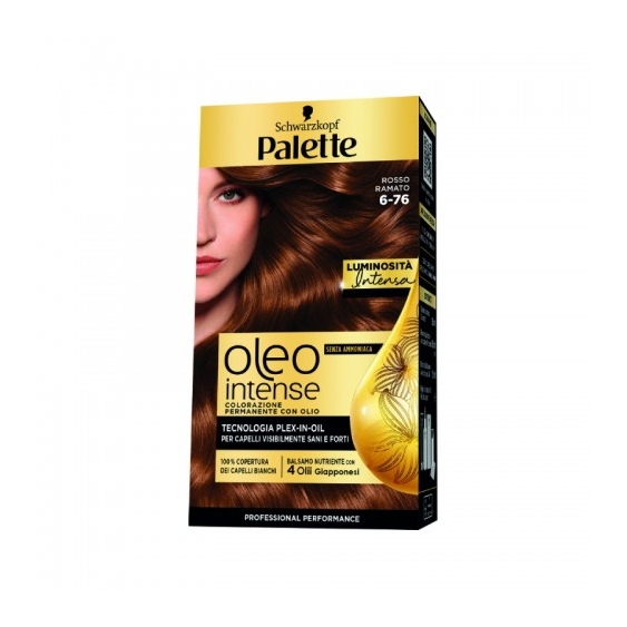 Palette Oleo Intense Colorazione Permanente Con Olio N.6-76 Rosso Ramato