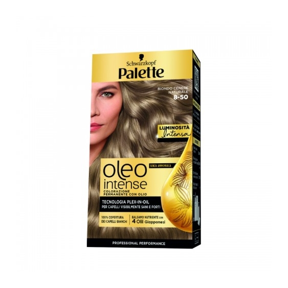 Palette Oleo Intense Colorazione Permanente Con Olio N.8-50 Biondo Cenere Naturale