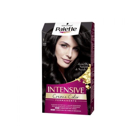 Palette Intensive Creme Color Tinta Per Capelli Permanente N. 1 Nero