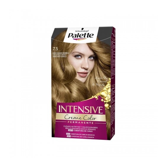 Palette Intensive Creme Color Tinta Per Capelli Permanente N. 7.5 Biondo Dorato Caramello