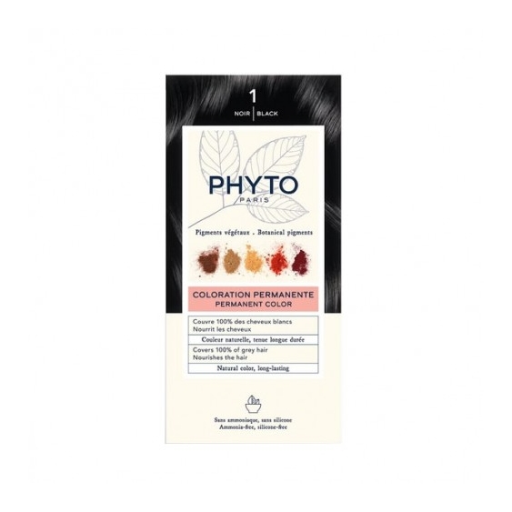 Phyto Hair Color Colorazione Permanente N.1 Nero