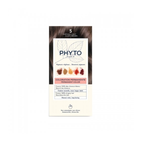 Phyto Hair Color Colorazione Permanente N.5 Castano Chiaro