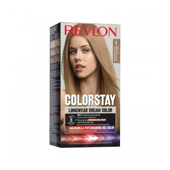 Revlon Colorstay Longwear Cream Color Tinta Per Capelli N.8 Biondo Chiaro Naturale