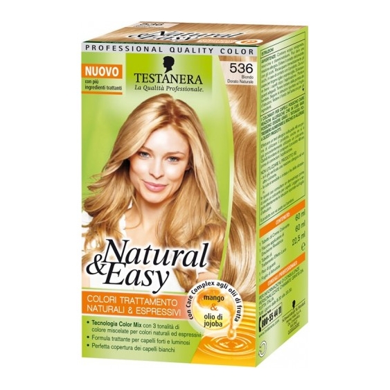 Schwarzkopf Tinta Per Capelli Colorazione Permanente Natural & Easy N 536 Biondo Dorato Naturale