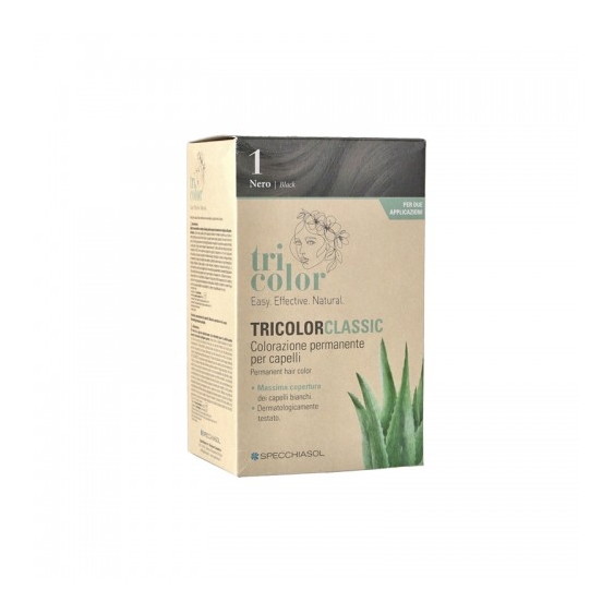 Specchiasol Tricolor Classic Tintura Per Capelli N. 1 Nero