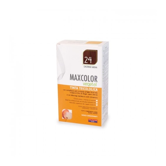 Vital Factors Max Color Vegetal Tinta Per Capelli Tricologica 24 Castano Moka