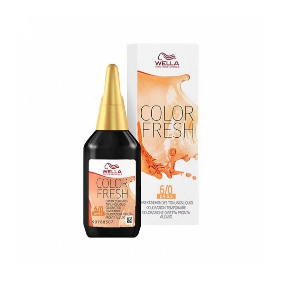 Wella Color Fresh N. 6/0 Biondo Scuro Colorazione Diretta Pronta All'Uso 75 Ml