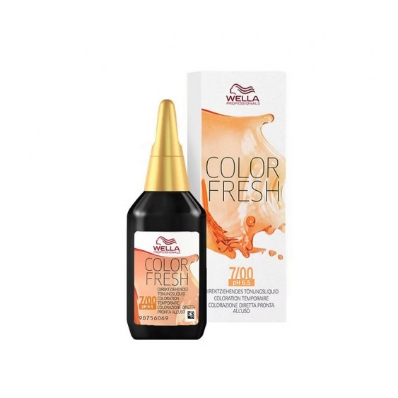 Wella Color Fresh N. 7/00 Biondo Medio Colorazione Diretta Pronta All'Uso 75 Ml