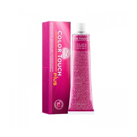 Wella Color Touch Plus N. 55/03 Castano Chiaro Intenso Naturale Dorato Tinta Per Capelli 60Ml