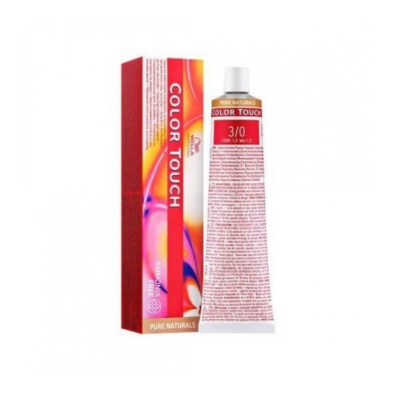 Wella Color Touch Pure Naturals N. 3/0 Dar Brown/Natural Tinta Per Capelli 60Ml