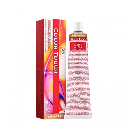 Wella Color Touch Pure Naturals N. 5/03 Castano Chiaro Naturale Dorato Tinta Per Capelli 60Ml