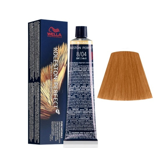 Wella Koleston Perfect Me+ Tintura Per Capelli N. 8/04 Biondo Chiaro Naturale Ramato