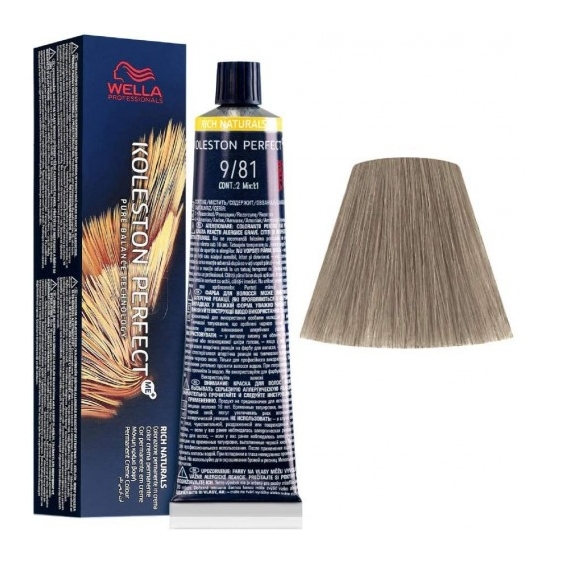 Wella Koleston Perfect Me+ Tintura Per Capelli N. 9/81 Biondo Chiarissimo Perla Cenere