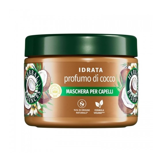Herbal Essences Idrata Maschera Per Capelli Al Profumo Di Cocco 300 Ml