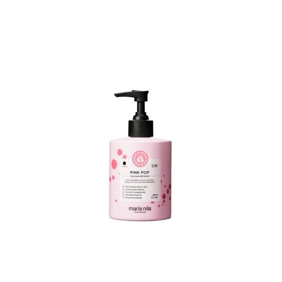 Maria Nila Colour Refresh Pink Pop Maschera Colorante Per Capelli 300 Ml