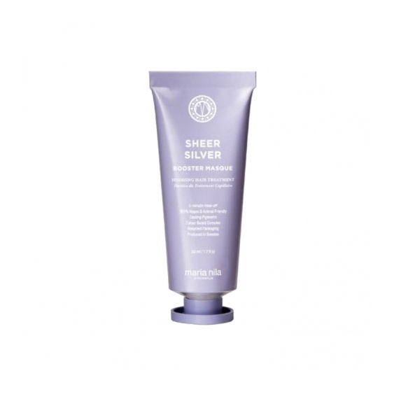 Maria Nila Sheer Silver- Booster Masque Per Capelli Biondi E Decolorati 50 Ml