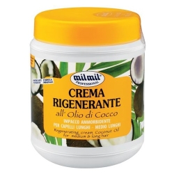 Mil Mil Professional Crema Rigenerante All'Olio Di Cocco Impacco Ammorbidente 1L