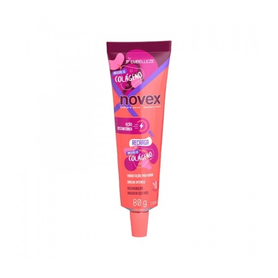 Novex Collagen Recharge Maschera Per Capelli Danneggiati 80 G