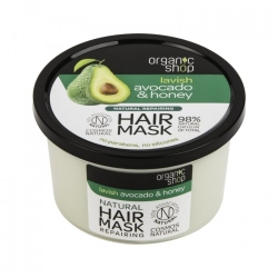 Organic Shop Avocado & Miele Maschera Riparatrice Per Capelli 250 Ml