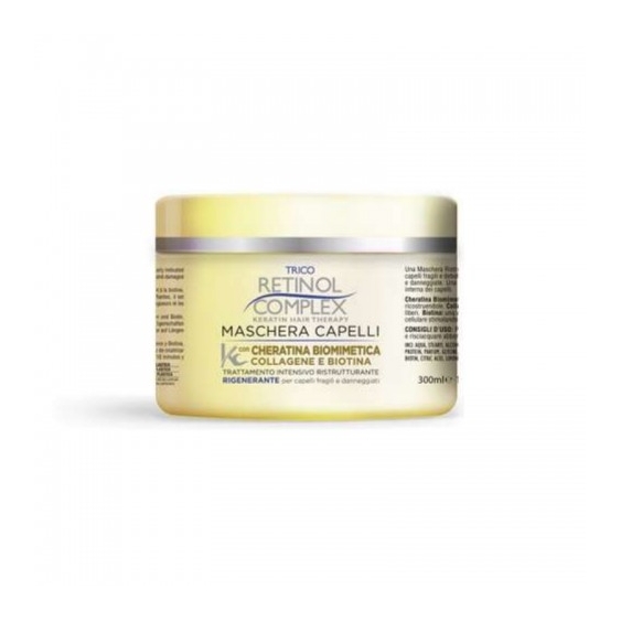 Retinol Complex Maschera Con Cheratina Biomedica Per Capelli Fragili 300 Ml