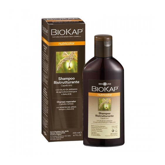 Bios Line Biokap Nutricolor Shampoo Ristrutturante Per Capelli Tinti 200 Ml