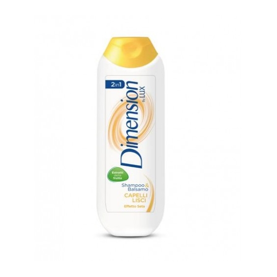 Dimension By Lux 2In1 Shampoo & Balsamo Capelli Lisci 250 Ml