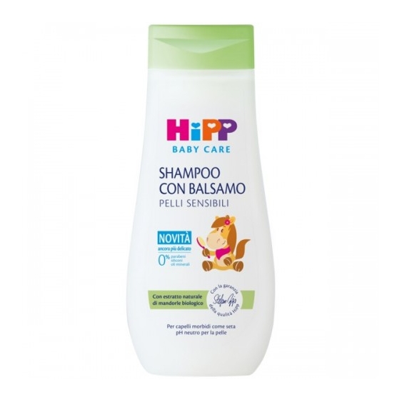 Hipp Shampoo Con Balsamo Per Pelli Sensibili 200 Ml