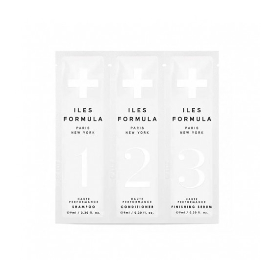 Iles Formula Sample Kit Shampoo 9 Ml + Balsamo 9 Ml + Siero 9 Ml