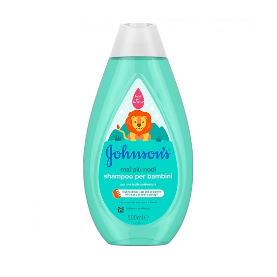 Johnson & Johnson Mai Più Nodi Shampoo Per Bambini 500 Ml
