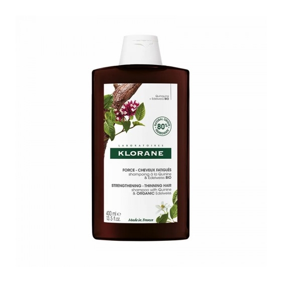 Klorane Shampoo Alla Chinina E Stella Alpina Bio Caduta Capelli 400 Ml