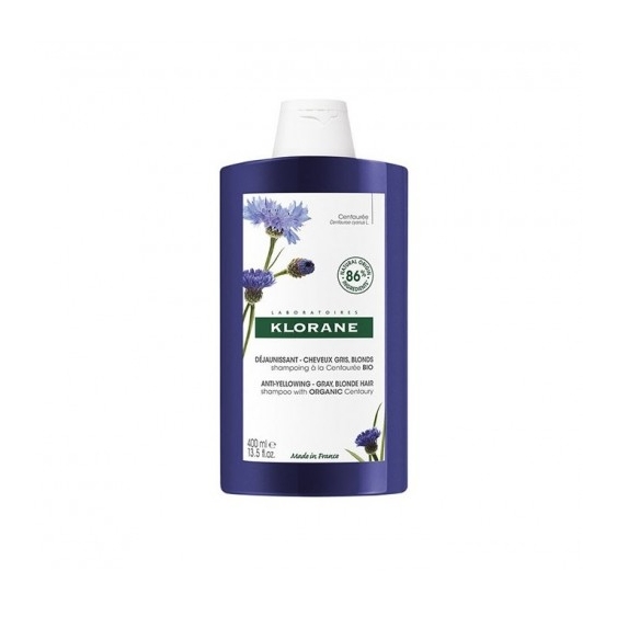 Klorane Shampoo Antigiallo Alla Centaurea 400 Ml