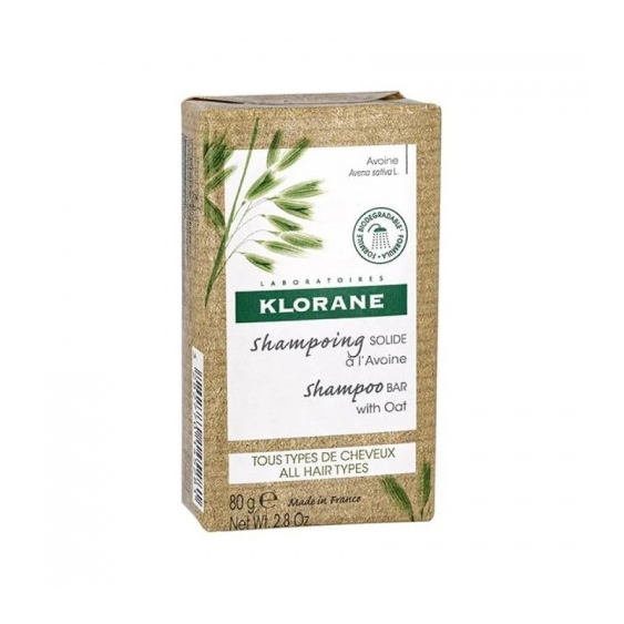 Klorane Shampoo Solido All'Avena Extra Delicato 80 G