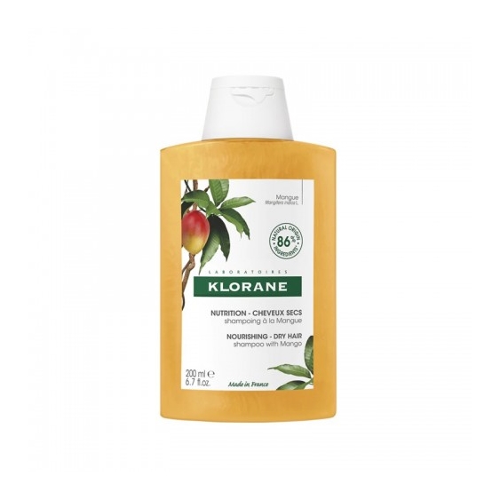 Klorane Shampoo Nutriente Al Mango Per Capelli Secchi 200 Ml