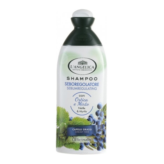 L'Angelica Officinalis Shampoo Seboregolatore Ortica E Mirto Per Capelli Grassi 250 Ml