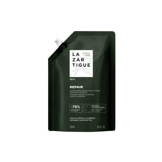 Lazartigue Repair Shampoo Riparatore 500 Ml Ricarica