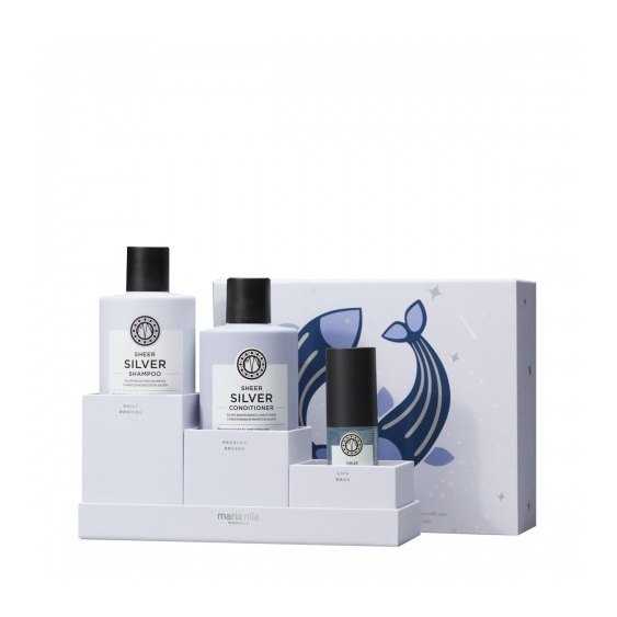 Maria Nila Sheer Silver Holiday Box Cofanetto Prodotti Per Capelli Biondi