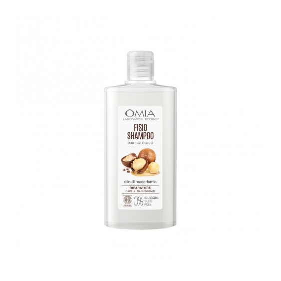 Omia Fisio Shampoo Riparatore Con Olio Di Macadamia 200 Ml