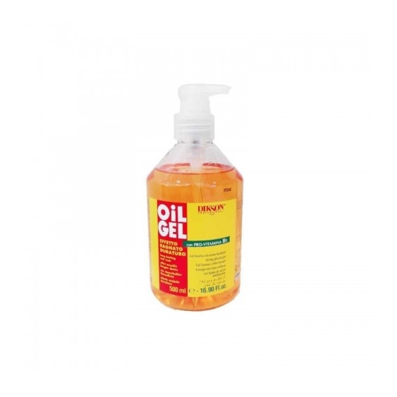 Dikson Oil Gel Fissativo Lucidante Effetto Bagnato Duraturo 500 Ml