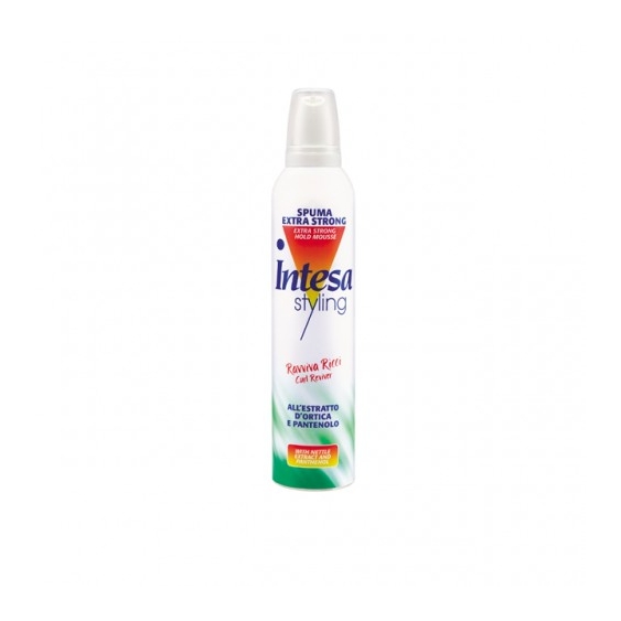 Intesa Spuma Styling Per Capelli Ricci All'Estratto Di Ortica E Pantenolo 300 Ml