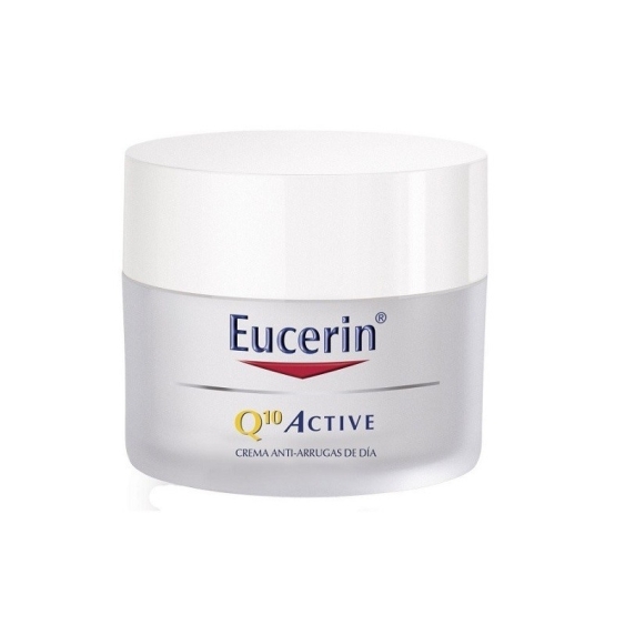 Eucerin Q10 Active Crema Viso Idratante Antirughe Pelli Sensibili Trattamento Giorno 50 Ml