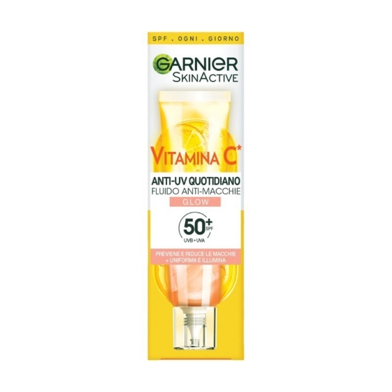 Garnier SkinActive Vitamina C Fluido Quotidiano Anti-Macchie Glow SPF50+ 40 ml