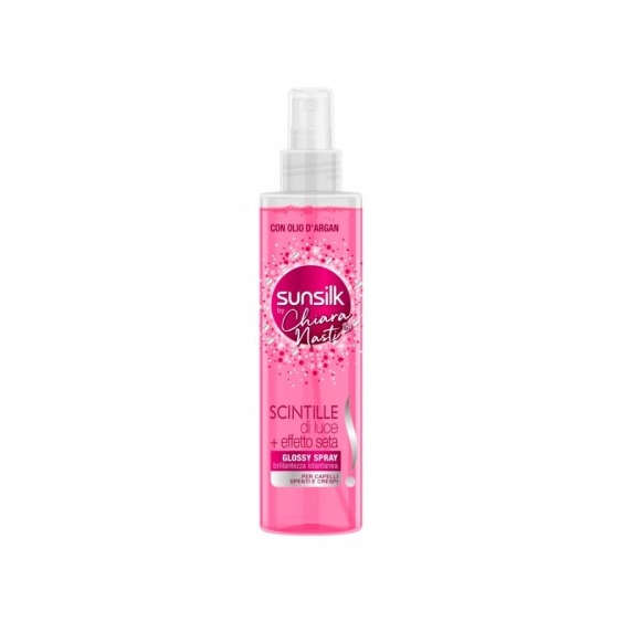 Sunsilk Scintille Di Luce + Effetto Seta Glossy Spray 200 Ml