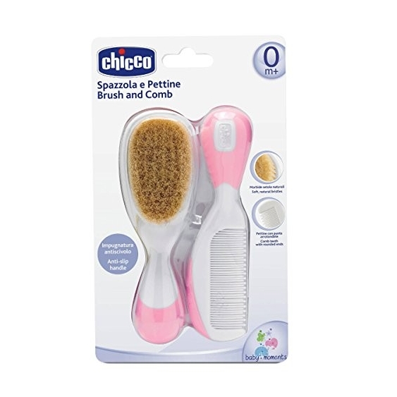 Chicco Spazzola E Pettine Rosa