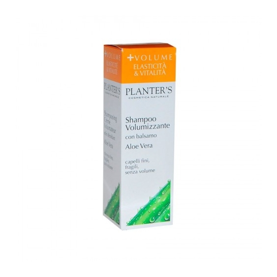 Planter S Shampoo Volumizzante All' Aloe Vera Con Balsamo Per Capelli Fini E Fragili 200 Ml