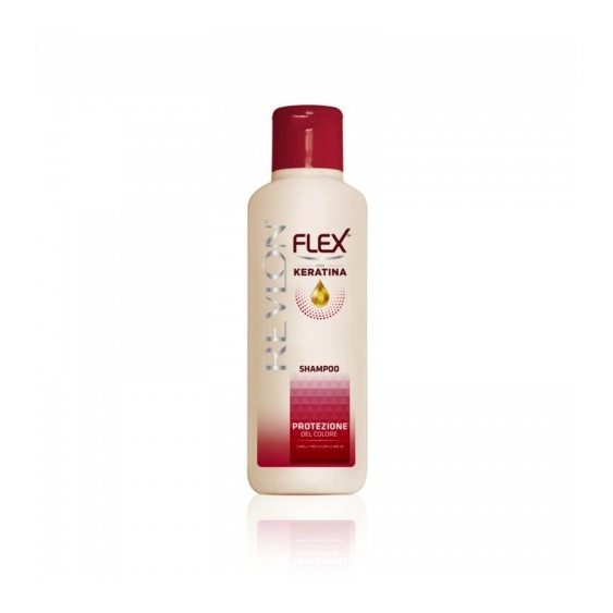Revlon Flex Keratina Color Shampoo Per Capelli Grassi 400 Ml