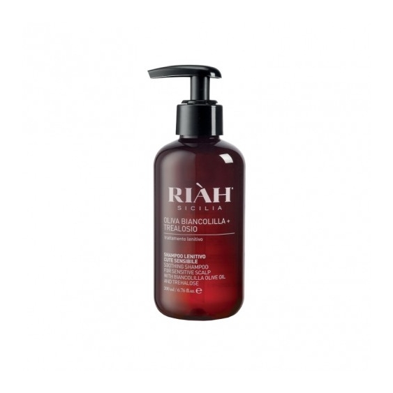Riah Oliva Biancolilla + Trealosio Shampoo Lenitivo Per Cute Sensibile 200 Ml