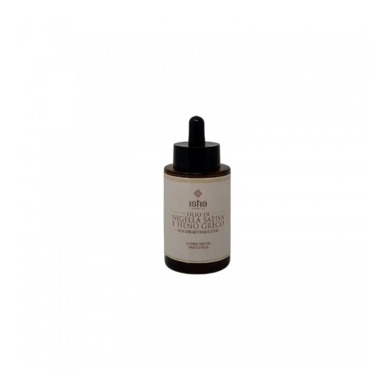 Isha Olio Nigella Sativa E Fieno Greco Spremuto A Freddo Trattamento Nutriente 50 Ml